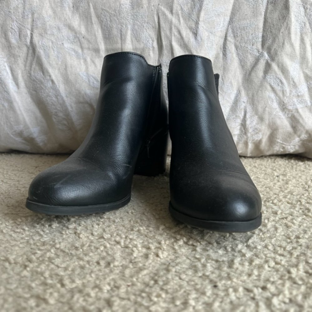 Arizona Jean Co. Booted Heels, Size 10, black
